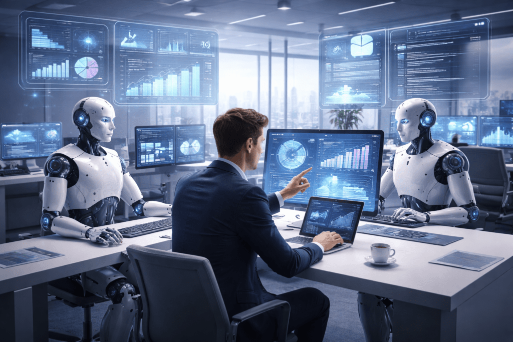 Principais Tendências de Tecnologia para 2026: IA, Automação e IoT automacao e inteligencia artificial no trabalho 2026