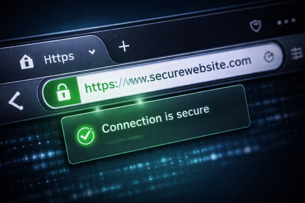 Como Saber se um Site é Seguro? Guia Prático para Evitar Golpes Online como saber se um site e seguro verificando cadeado https no navegador