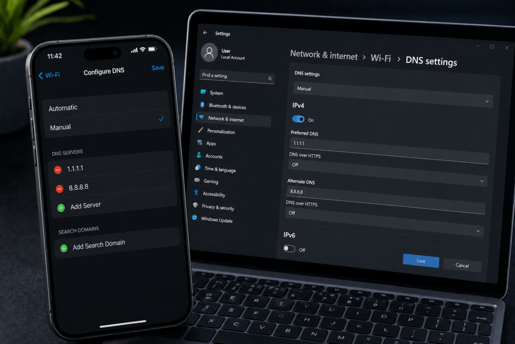 O Que é DNS e Como Ele Pode Deixar Sua Internet Mais Rápida configuracao manual de dns no celular e computador